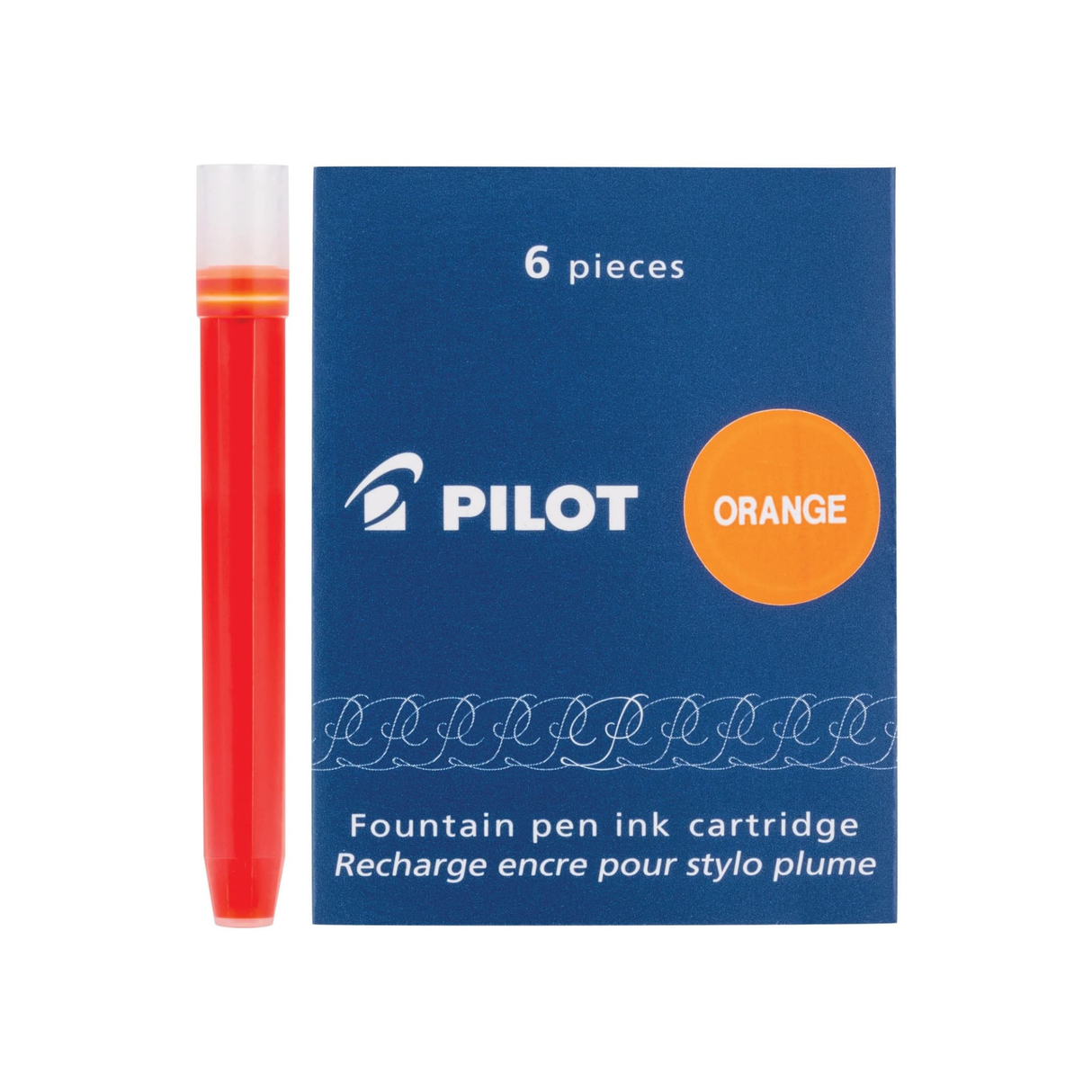 Pilot Namiki Ink Cartridges in Orange (Pack of 6)