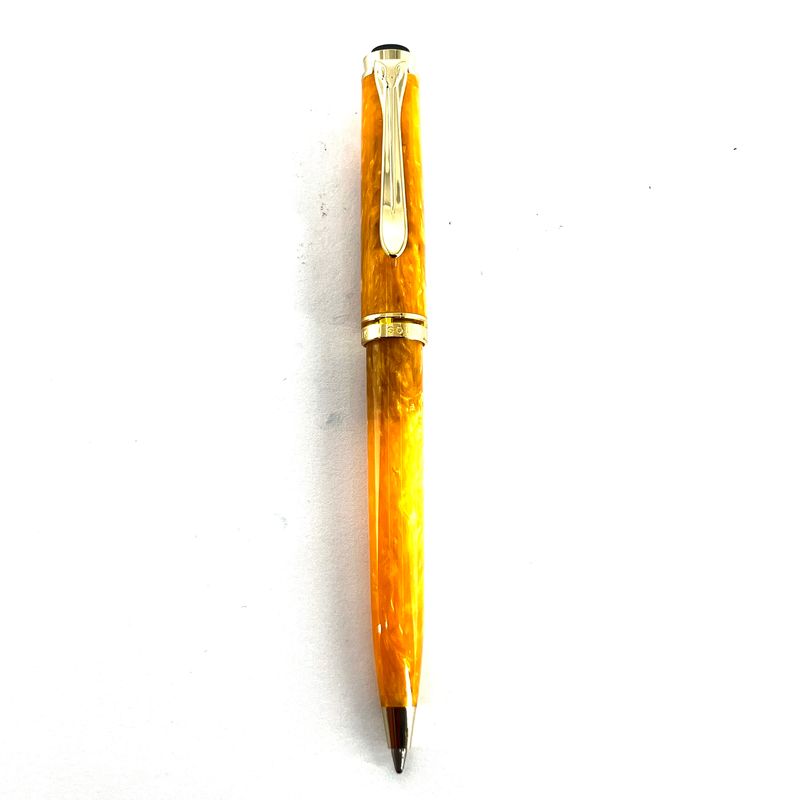 Pelikan Souveran K320 Marbled Orange Ballpoint Pen