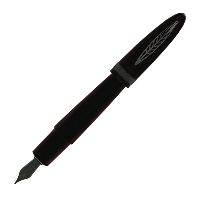 Pineider Tempi Moderni Black w/Black Trim - Fountain Pen