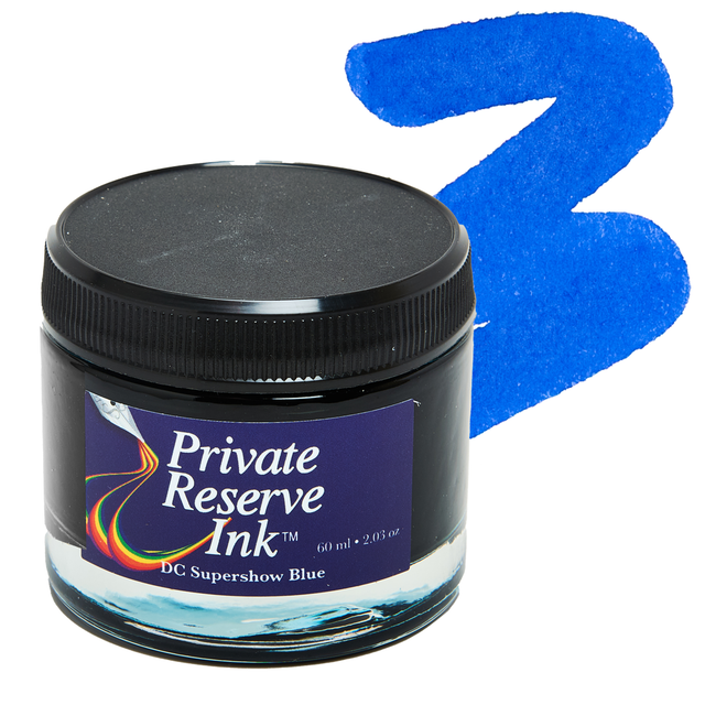 Private Reserve Ink DC Supershow Blue Fast Dry 60ml