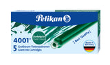 Pelikan 4001® Dark Green - GTP 5 Large Ink Cartridges