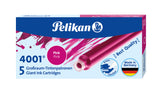 Pelikan 4001® Pink - GTP 5 Large Ink Cartridges