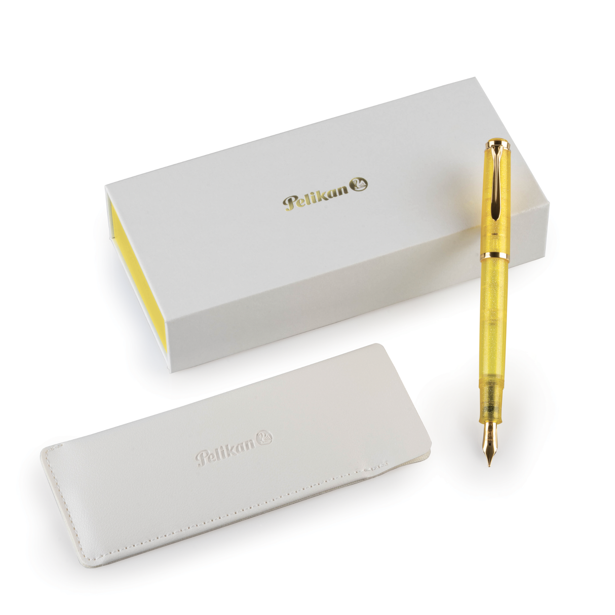 Pelikan Classic M200 Pyrite Gift Set with Edelstein Ink Collection