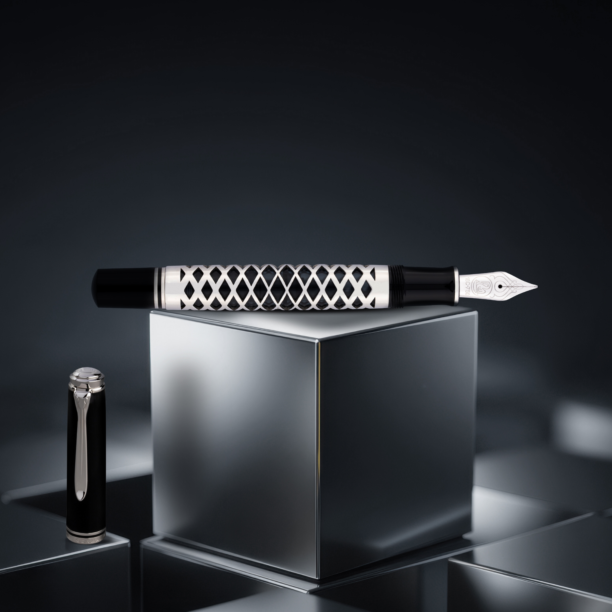 Pelikan Special Edition Souverän M805 Metal Sleeve Fountain Pen Pelikan Special Edition Souverän M805 Metal Sleeve Fountain Pen