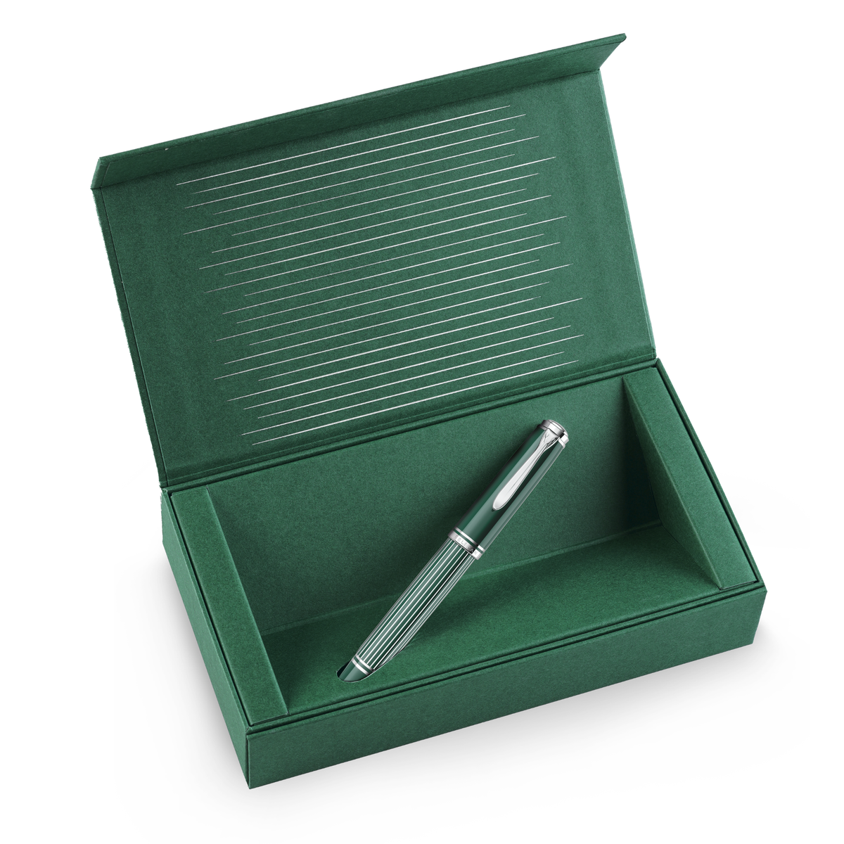 Pelikan Souverän M815 Metal Striped Green Fountain Pen Collection
