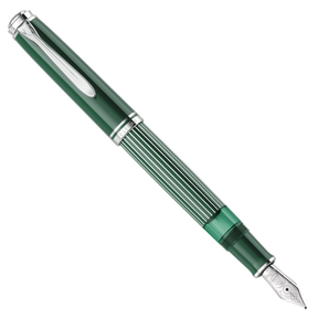 Pelikan Souverän M815 Metal Striped Green Fountain Pen Collection