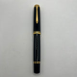 Pelikan Souveran Black M1000 Fountain Pen -  Very Flexible Fine 18kt Gold Nib