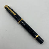 Pelikan Souveran Black M1000 Fountain Pen -  Very Flexible Fine 18kt Gold Nib