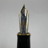 Pelikan Souveran Renaissance Brown M1000 Fountain Pen -  Very Flexible Fine 18kt Gold Nib