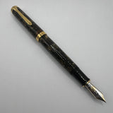 Pelikan Souveran Renaissance Brown M1000 Fountain Pen -  Very Flexible Fine 18kt Gold Nib