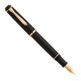 Pelikan M200 Cartridge Fountain Pen Black/Gold Trim - Fountain Pen