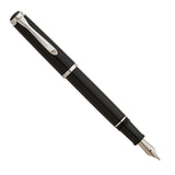Pelikan M200 Cartridge Fountain Pen Black/Silver Trim - Fountain Pen