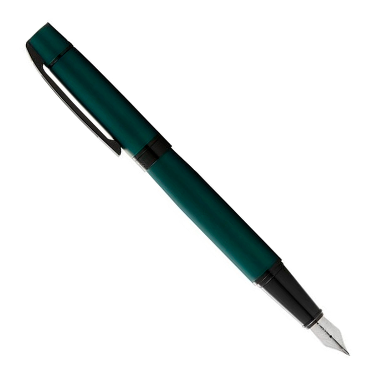 Sheaffer 300 Matte Green Lacquer w/Polished Black Trim - Fountain Pen