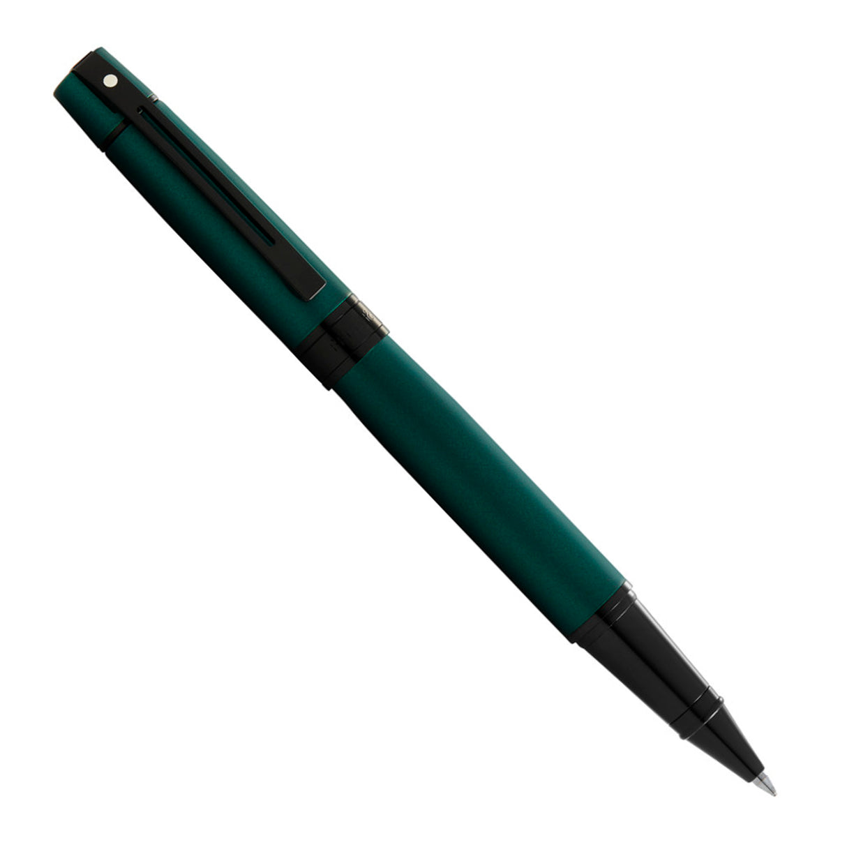 Sheaffer 300 Matte Green Lacquer w/Polished Black Trim - Rollerball