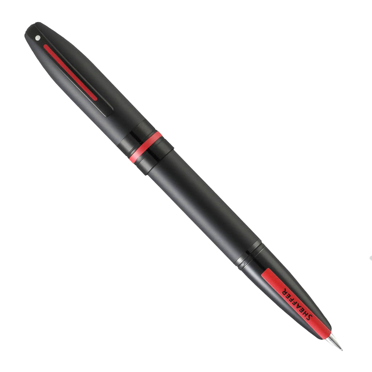 Sheaffer Icon Matte Black Lacquer w/Red PVD Trim - Fountain Pen