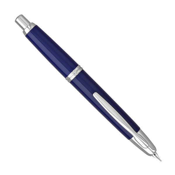 Pilot Vanishing Point Blue/Rhodium - Fountain Pen (Retractable Nib)