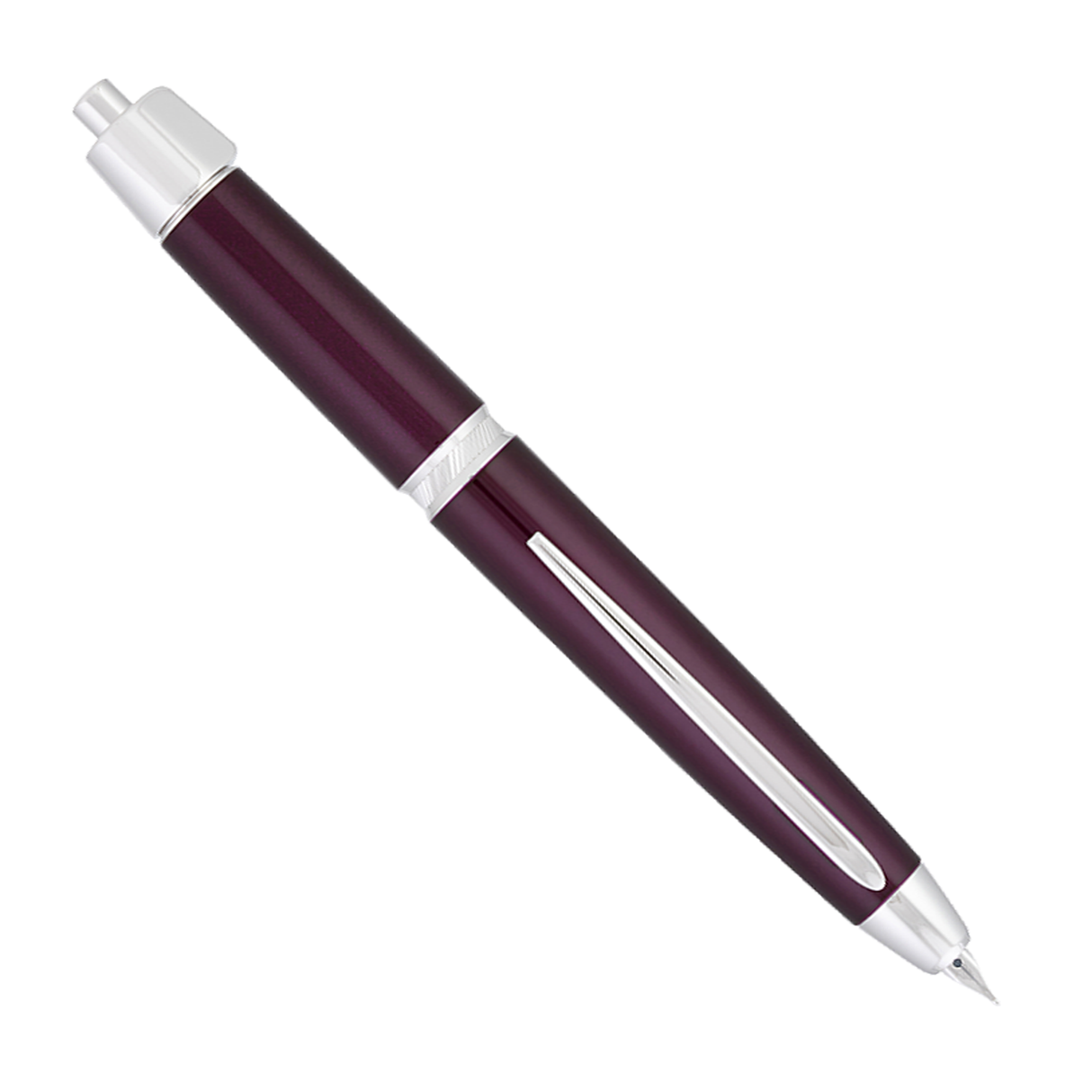 Pilot Vanishing Point LS Burgundy/Rhodium - Fountain Pen