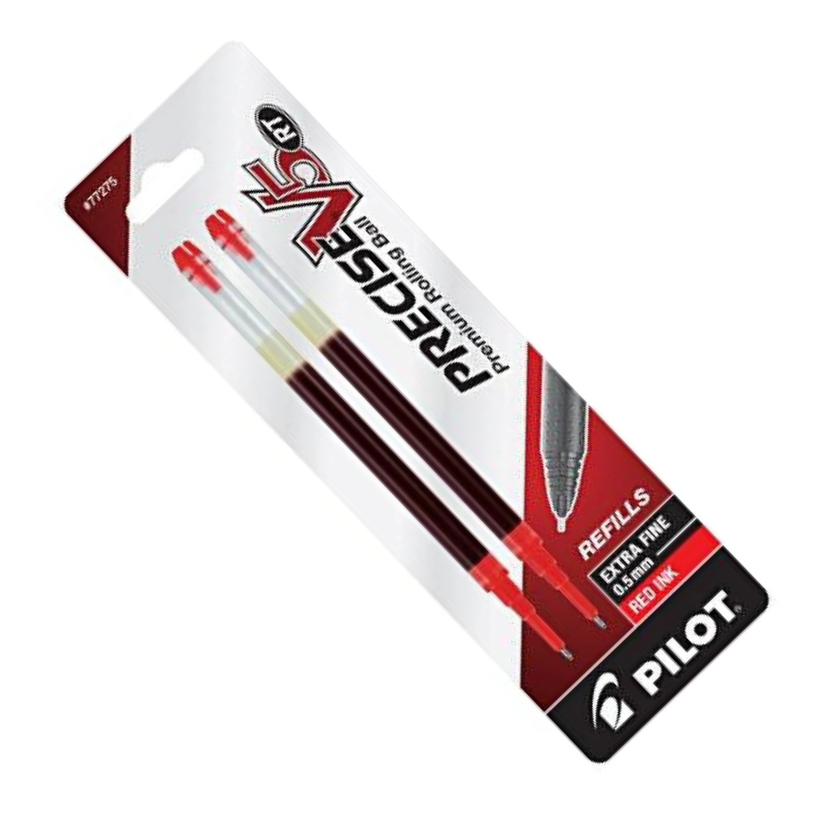 Pilot Precise V5 Retractable Rollerball Refill in Red - Extra Fine Point (Pack of 2)