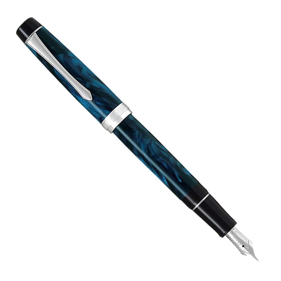 Pilot & Namiki Custom Heritage SE Blue Marble - Fountain Pen (14kt Gold Nib)