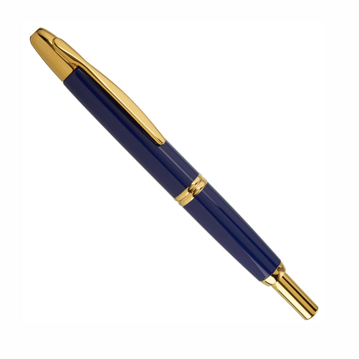 Pilot & Namiki Vanishing Point Blue/Gold - Retractable Fountain Pen