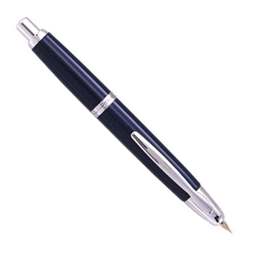Pilot & Namiki Vanishing Point Blue/Silver - Retractable Fountain Pen