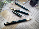 Pineider Avatar UR Anniversary Green w/Yellow Gold Limited Edition - Ballpoint