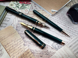 Pineider Avatar UR Anniversary Green w/Yellow Gold Trim Limited Edition - Rollerball