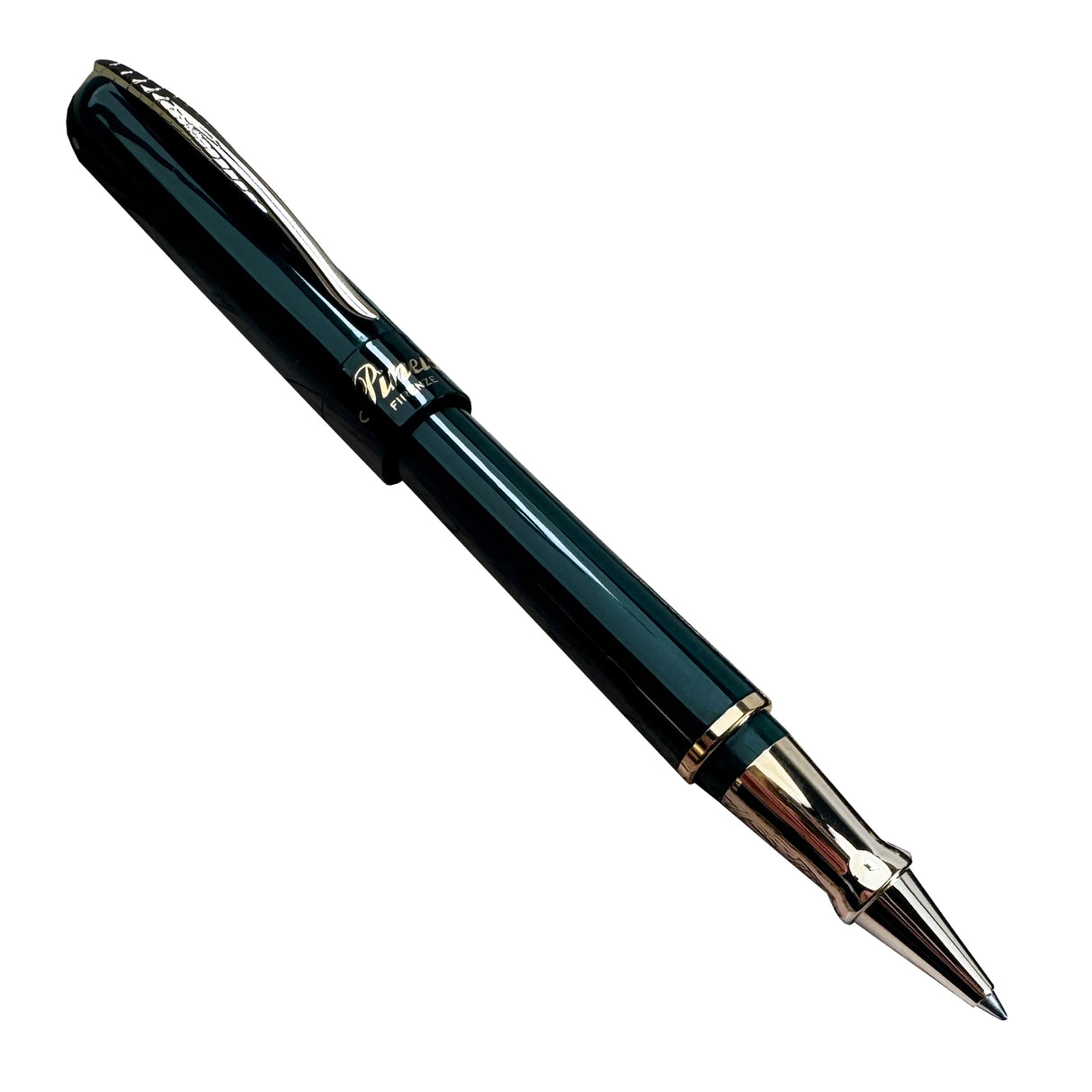 Pineider Avatar UR Anniversary Green w/Yellow Gold Trim Limited Edition - Rollerball