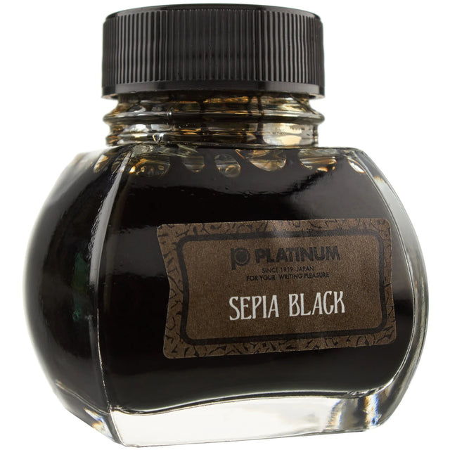 Platinum Classic Sepia Black 60cc Bottled Ink