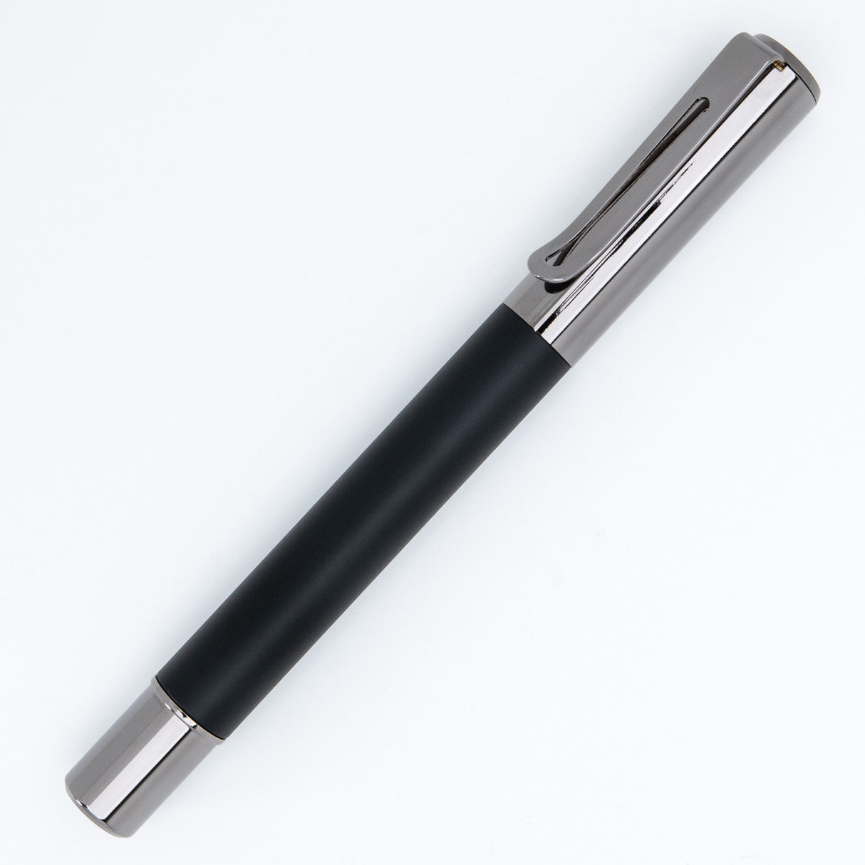 Monteverde USA® Ritma Anodized Black Fountain Pen  w/ JoWo Nib