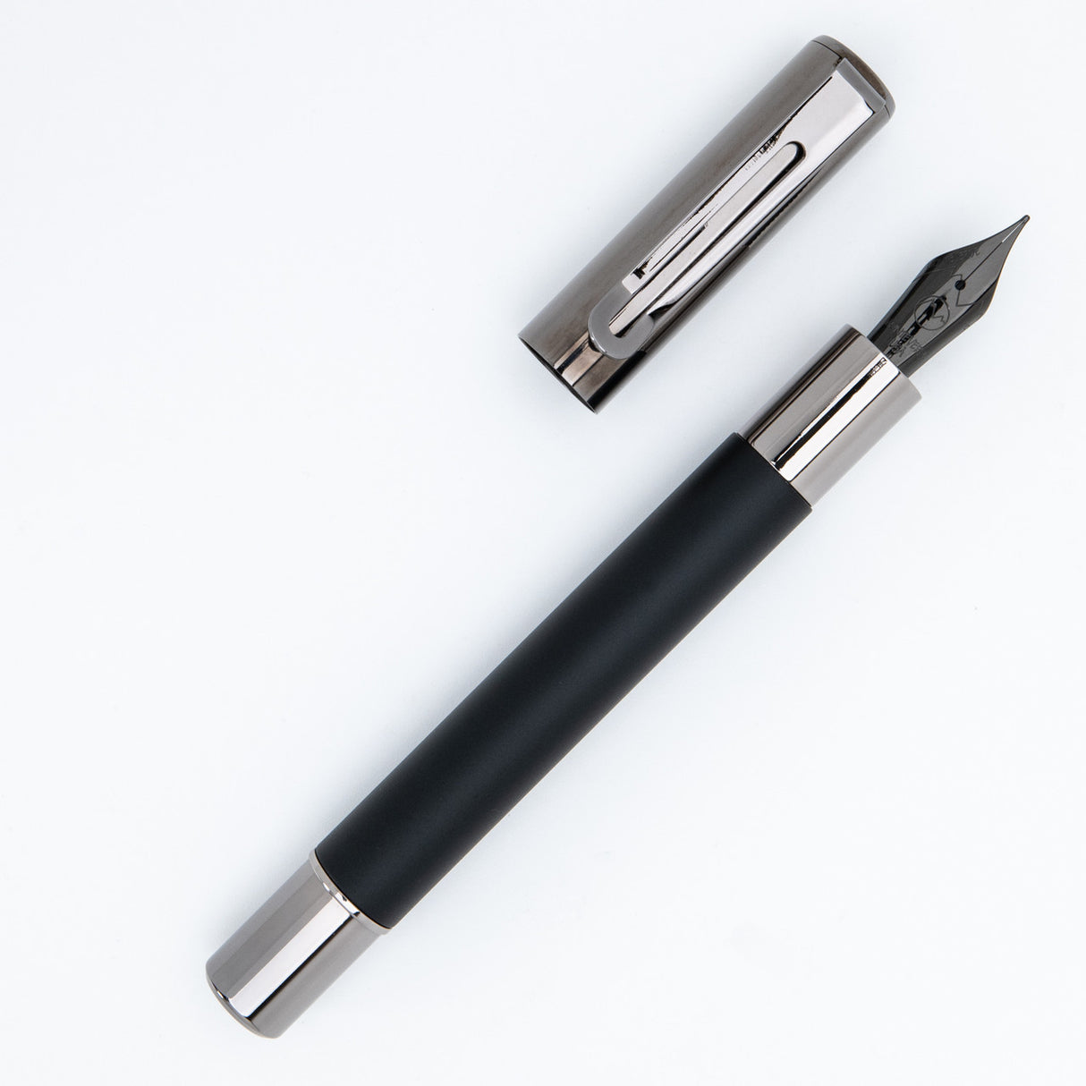 Monteverde USA® Ritma Anodized Black Fountain Pen  w/ JoWo Nib