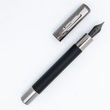 Monteverde USA® Ritma Anodized Black Fountain Pen  w/ JoWo Nib