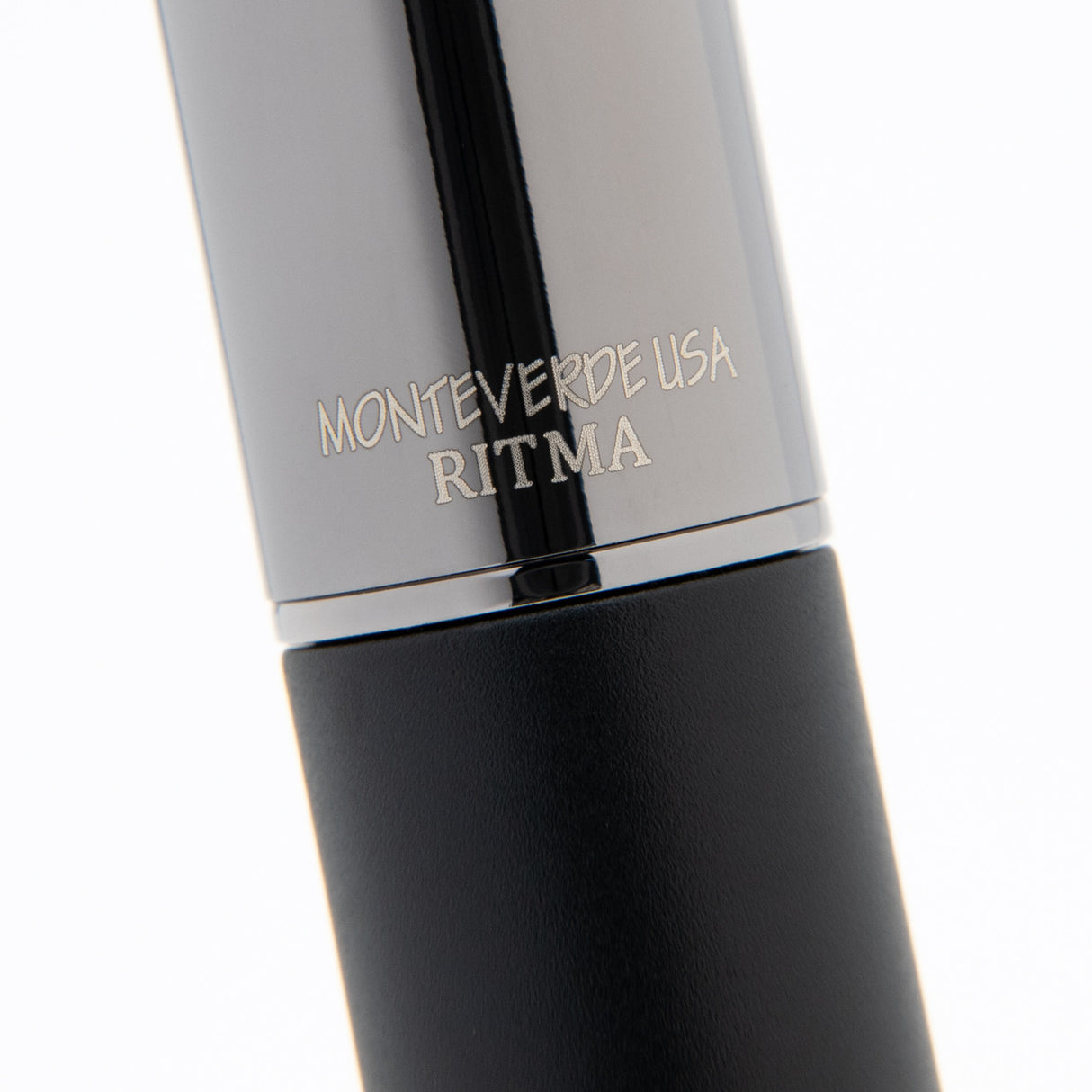 Monteverde USA® Ritma Anodized Black Fountain Pen  w/ JoWo Nib
