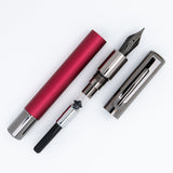 Monteverde USA® Ritma Anodized Red Fountain Pen w/ JoWo Nib