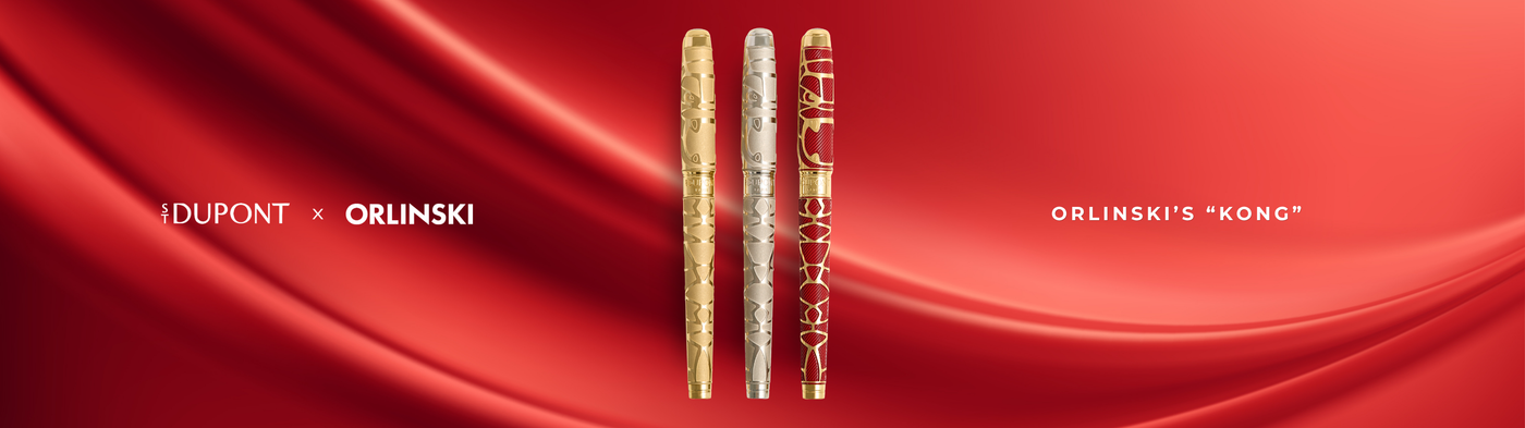S.T. Dupont Line D Eternity  X ORLINSKI Fountain Pen collection