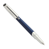 S.T. Dupont Defi Millennium Navy Blue/Chrome - Fountain Pen
