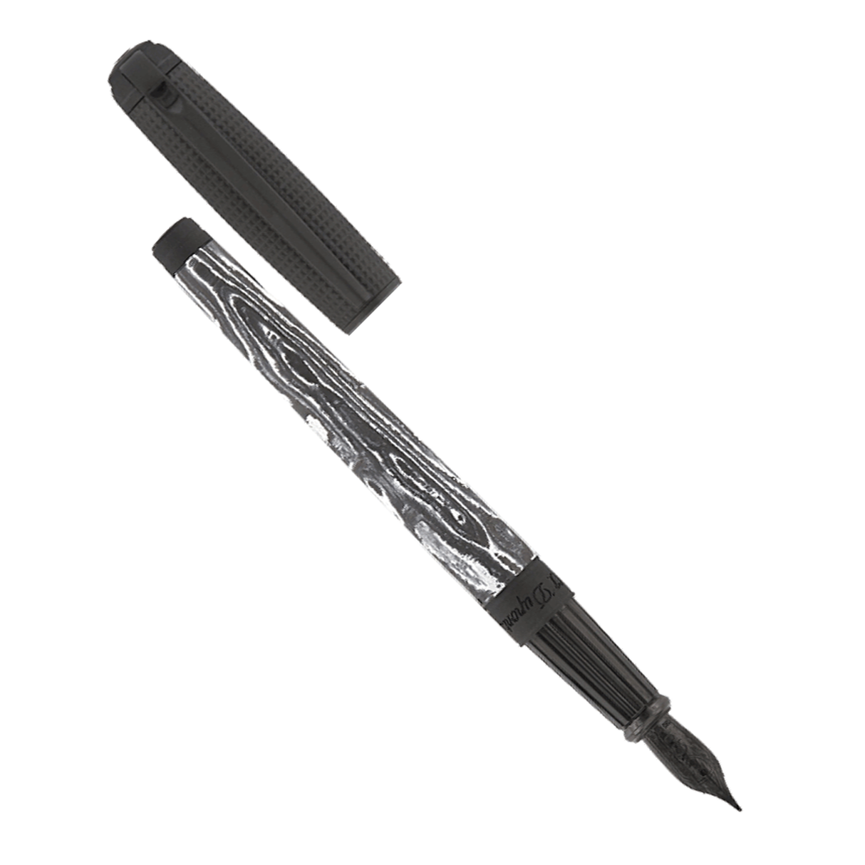 S.T. Dupont Line D Carbon Dark Strom - Fountain Pen