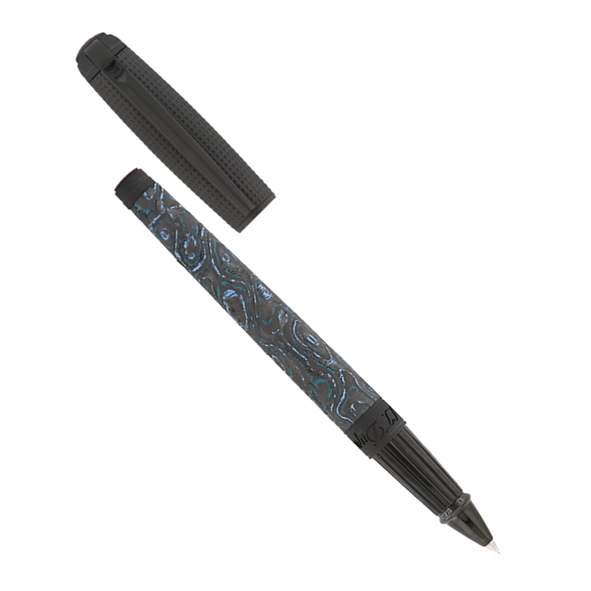 S.T. Dupont Line D Carbon Glacial Cave - Rollerball