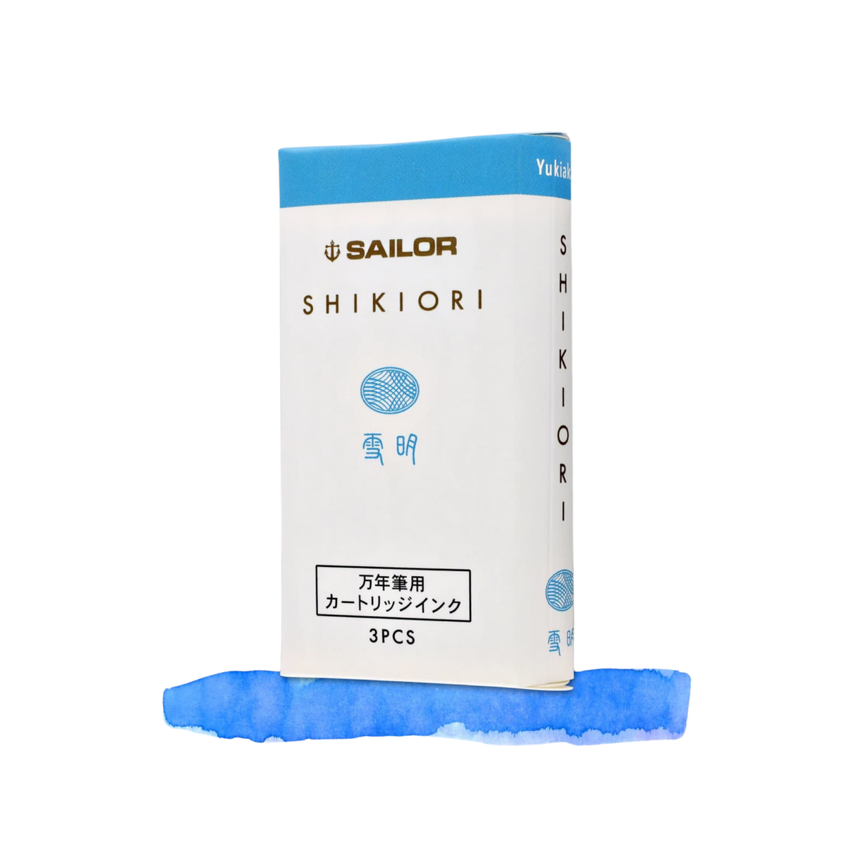 Sailor Four Seasons Shikiori Ink Cartridges in Yuki-Akari (Snow Light Blue)