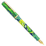 Esterbrook JR Beleza Blue & Green Sparkle with Gold Trim - Fountain Pen