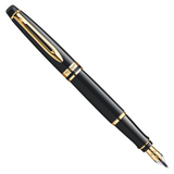 Waterman Expert 3 Black Gold Trim Fountain Pen