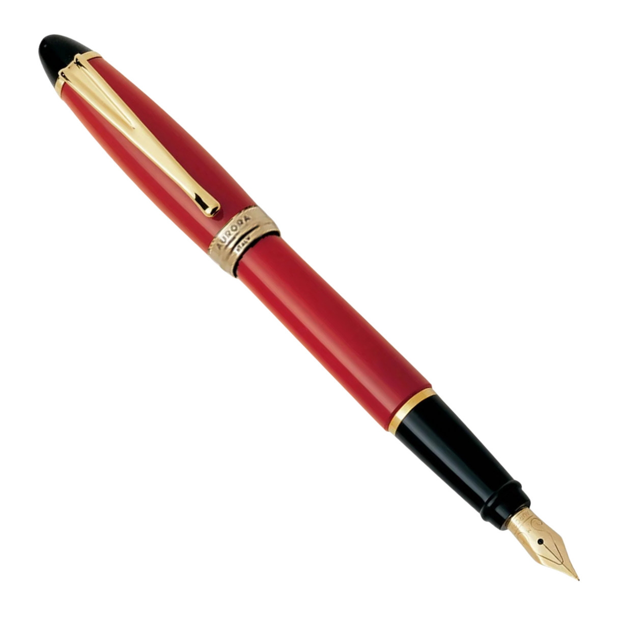 Aurora Ipsilon Resin Red Fountain Pen