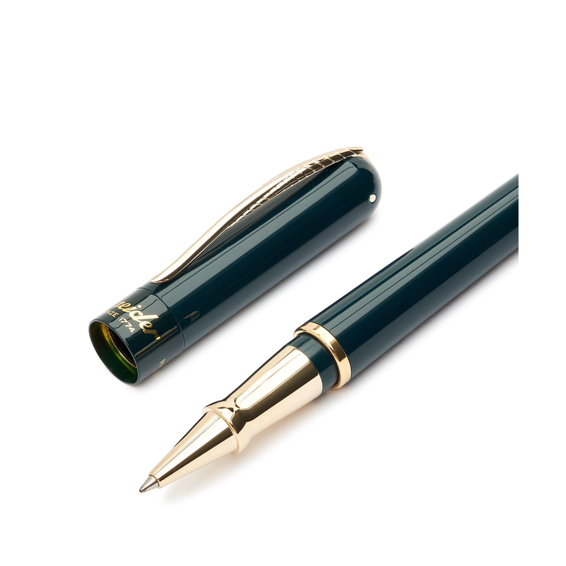 Pineider Avatar UR Anniversary Green w/Yellow Gold Trim
