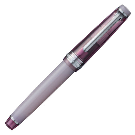 Sailor Pro Gear Slim Manyo III Red Bean w/Rhodium Trim (with Manyo Ink AZUKI 50ml) Limited Edition - Fountain Pen (14K Nib)