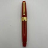 Sailor Professional Gear King of Pens Fountain Pen - Pillow Book - Autumn Sky(Coral)  -  Broad 21kt Gold Nib