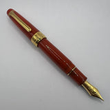 Sailor Professional Gear King of Pens Fountain Pen - Pillow Book - Autumn Sky(Coral)  -  Broad 21kt Gold Nib
