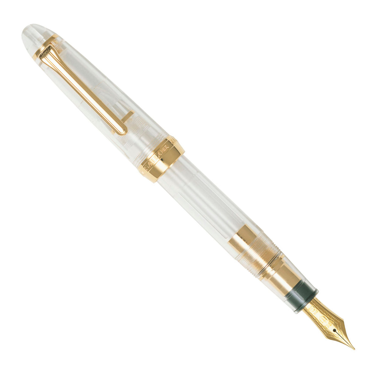 Sailor 1911 Large Demonstrator with Gold Trim (21k Gold Nib) - Fountain Pen