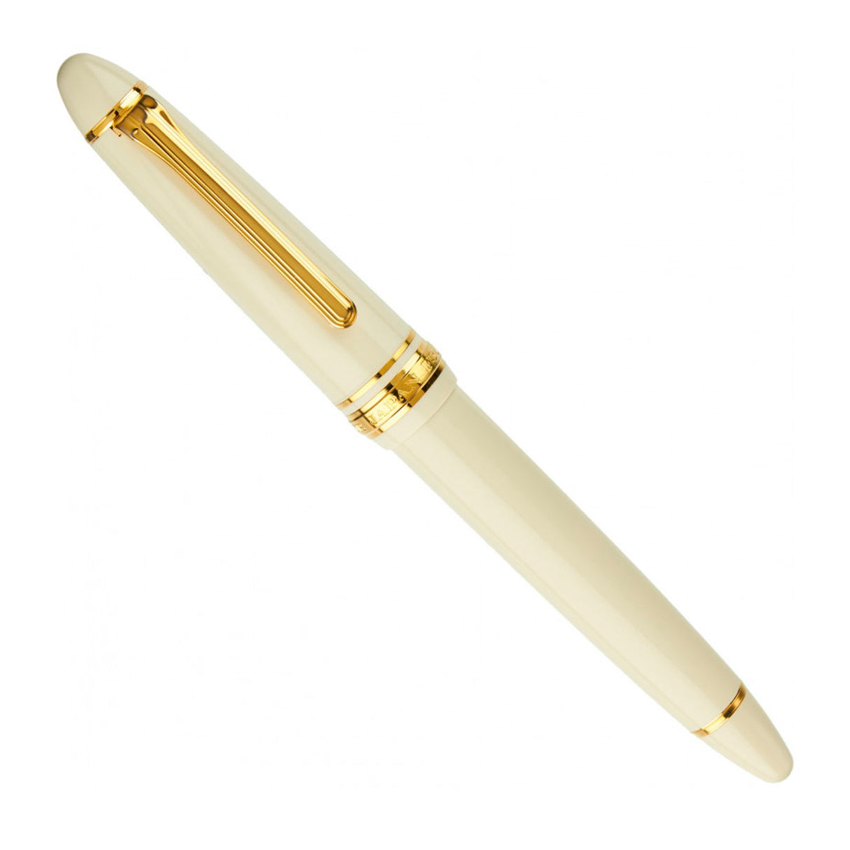 Sailor 1911 Standard Ivory with Gold Trim (14k Gold Nib) - Fountain Pen