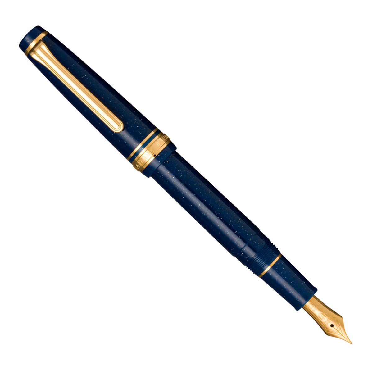 Sailor Pro Gear Slim Fairy Tale Shikiori Vega Dark Blue w/Gold Trim - Fountain Pen (14Kt Nib)