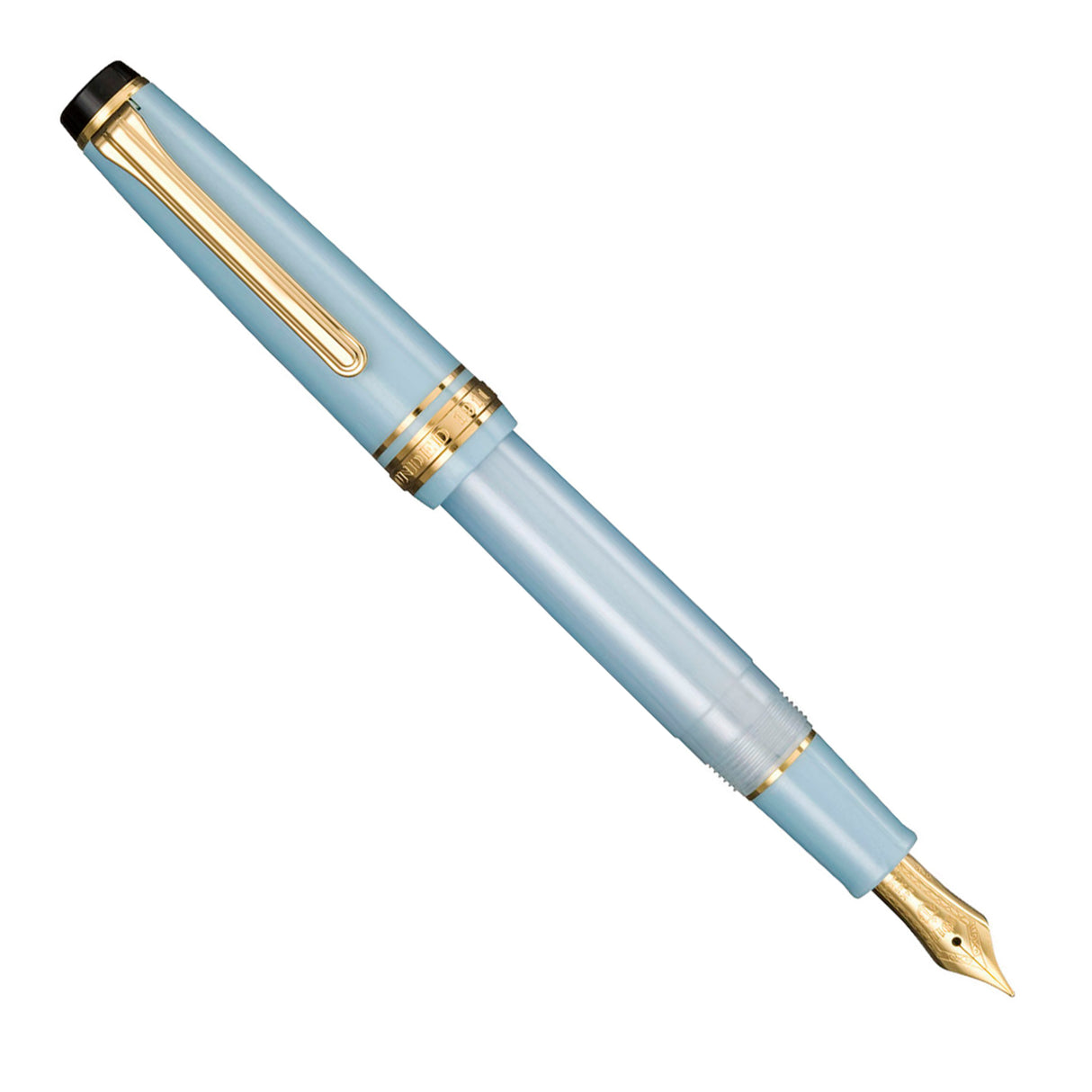 Sailor Pro Gear Slim Four Seasons Shikiori Sky Blue w/Gold Trim - Fountain Pen (14Kt Nib)